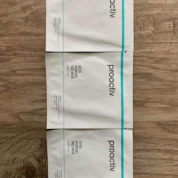 Proactiv Detox Hydrogel Face Mask Charcoal Moroccan Lava Clay Lot Of (3) New - Picture 5 of 5